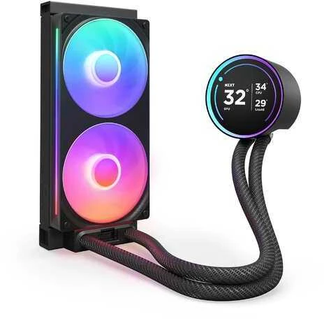 NZXT Kraken 280 RGB skysčio aušintuvas su LCD ekranu