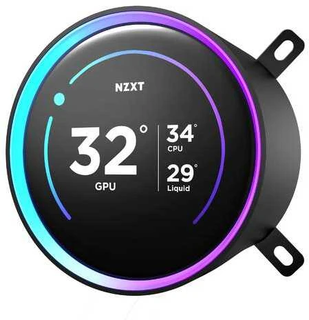 NZXT Kraken aušinimo galvutė su LCD ekranu