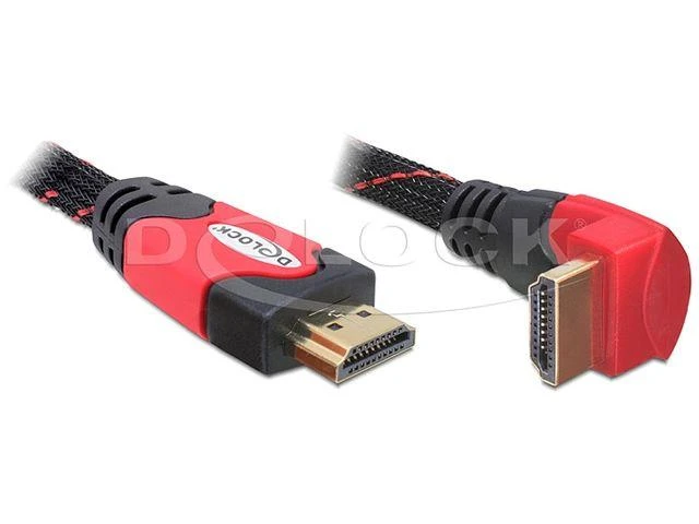 HDMI laidas su kampine jungtimi 5m