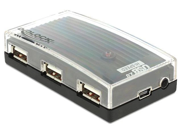 HUB USB Delock 4x USB-A 2.0 (61393)