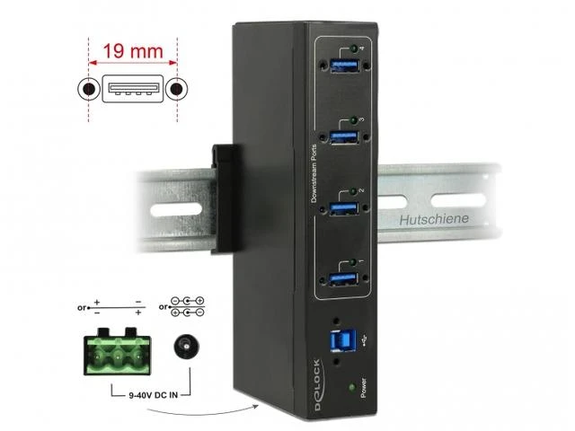 HUB USB Delock 4x USB-A 3.0 (63309)