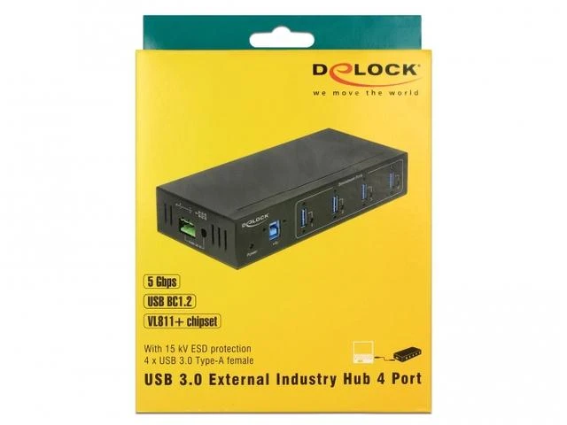 HUB USB Delock 4x USB-A 3.0 (63309)