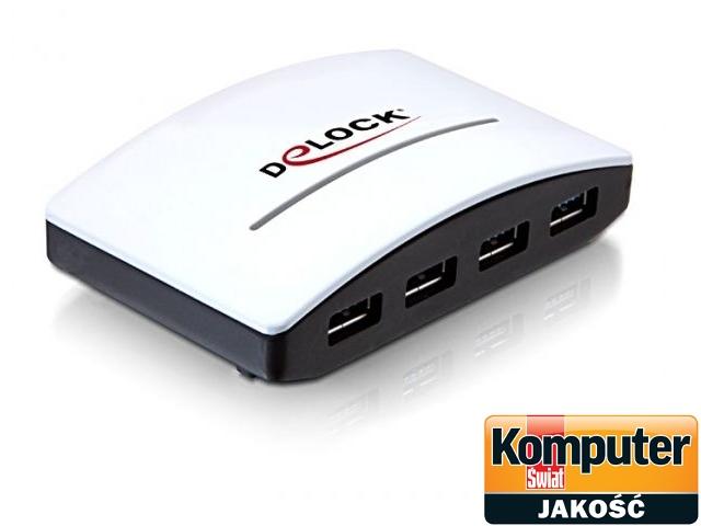 Delock USB 3.0 išorinis šakotuvas 4 prievadas su maitinimo šaltiniu
