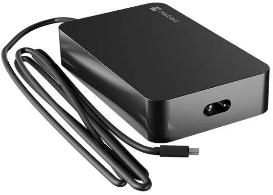 NATEC Nešiojamas kompiuteris charger Grayling USB-C 90W for laptops tablets phones
