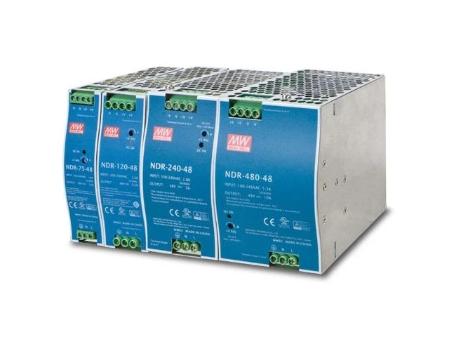 PLANET PWR-120-48 maitinimo blokas 120 W Mėlyna, Pilka