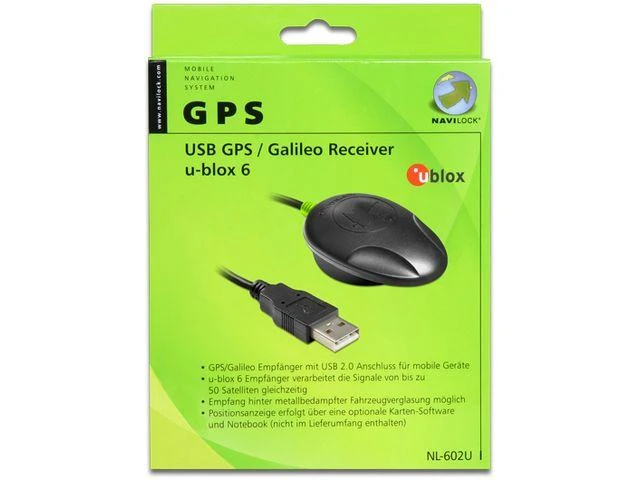 Navilock NL-602U USB 2.0 GPS imtuvas u-blox 6 1,5 m