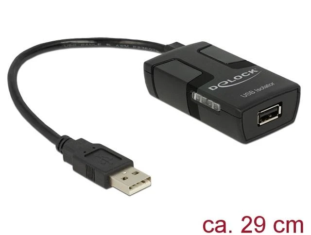 DLC DeLOCK 62588 USB kabelis 0,15 m USB A Juoda