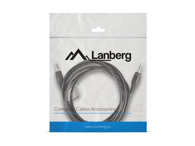 LANBERG CA-MJMJ-10CC-0020-BK stereo laidas Mini Jack M ->Mini Jack M 2m