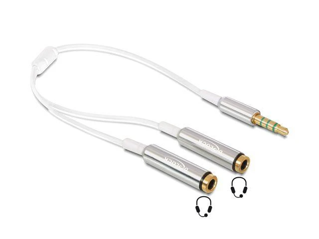 Garso skirstytuvas 3.5 mm su metaliniais korpusais