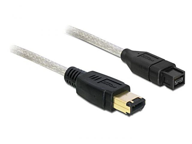 Delock Firewire 9-pin - Firewire 6-pin, 1m, Permatomas (82595)