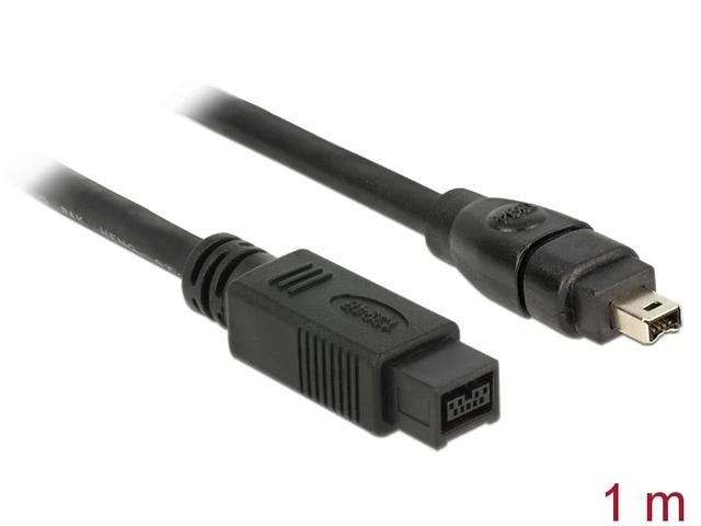 Delock Firewire 9-PIN - Firewire 4-PIN, 1 m, Baltas (82588)