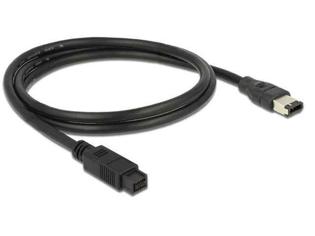 Delock Firewire 9-pin - Firewire 6-pin, 1m, Permatomas (82595)
