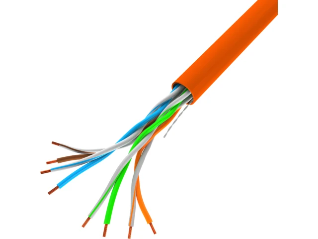 LANBERG LAN kabelis UTP cat.5e 305m solid CCA oranžinis