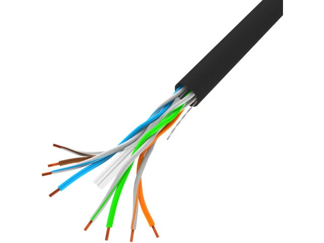 LANBERG Lan Cable UTP 1Gb/s 305m solid CCA Juodas