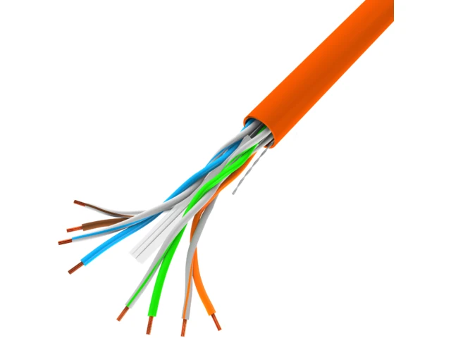 LANBERG Lan Cable UTP 1Gb/s 305m solid CCA Oranžinis