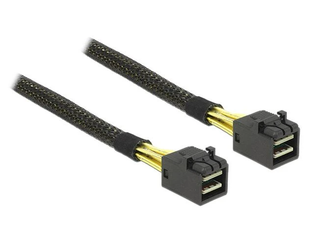 Delock SFF-8643 duomenų kabelis su fiksuojamomis jungtimis