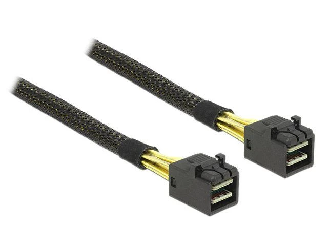 Delock SFF 8643 - SFF 8643, 0.5m, Juodas (83386)