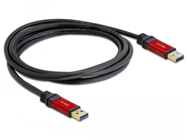 Delock Cable USB 3.0 A tipo kištukas > USB 3.0 A tipo kištukas 3 m Premium