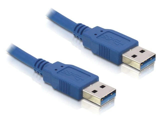 Kabelis USB Delock USB-A - USB-A 3 m Mėlyna (82536)