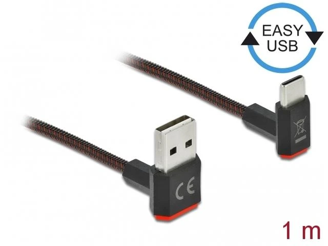 Delock EASY-USB 2.0 kabelis Type-A kištukinis USB Type-C™ kištukas
