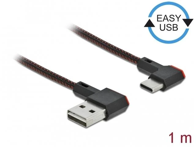 Delock EASY-USB 2.0 kabelis Type-A kištukinis USB Type-C™ kištukas
