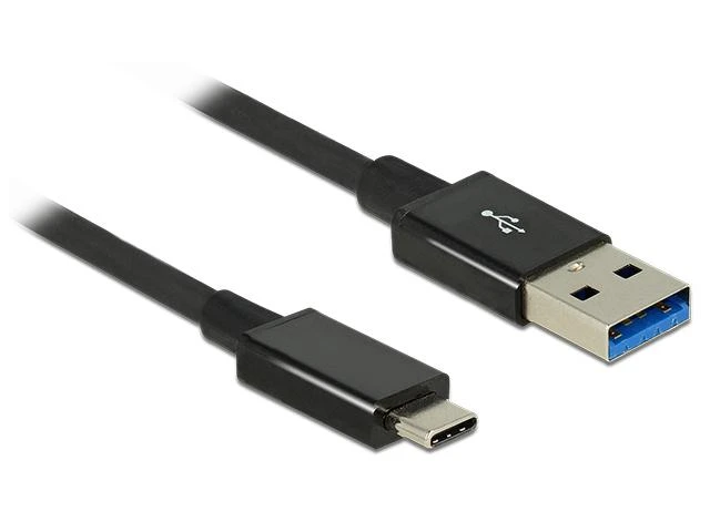 Delock Kabelis USB Digitus USB-A - USB-C 1 m Juodas (83983)