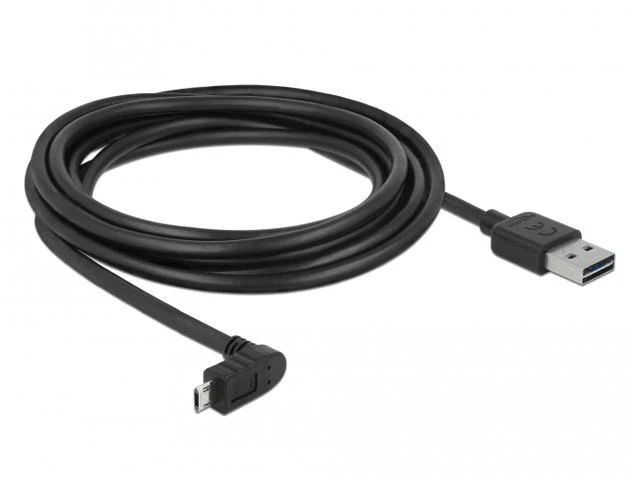 Kabelis USB Delock USB-A - 3 m Juodas (83857)