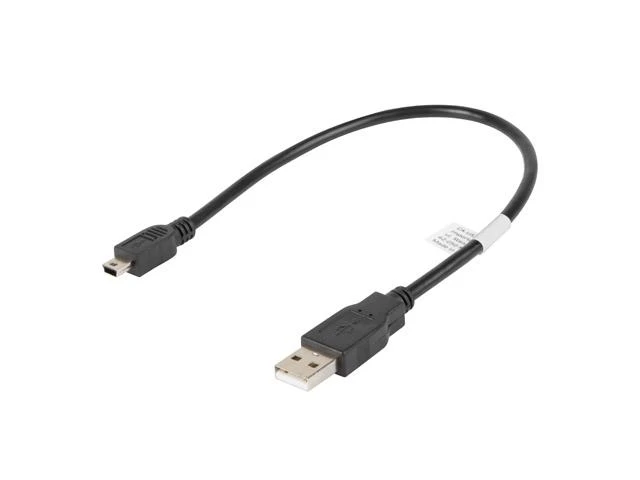 LANBERG CA-USBK-10CC-0003-BK Lanberg kabelis USB 2.0 mini AM-BM5P 30cm juodas