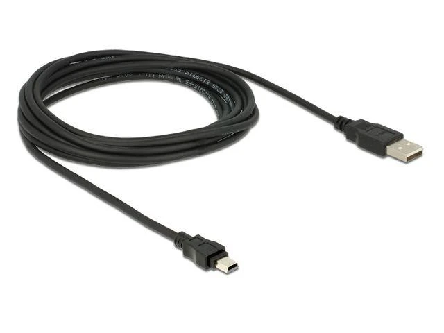 Delock kabelis USB 2.0-A kištukas > mini B 5 kontaktų kištukas 3 m