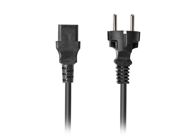 LANBERG maitinimo laidas CEE 7/7->IEC 320 C13 1,8 m tiesus