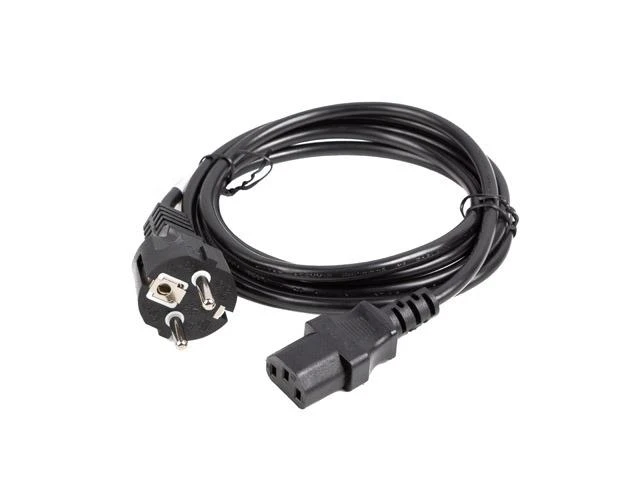 LANBERG maitinimo laidas CEE 7/7->IEC 320 C13 1,8 m tiesus