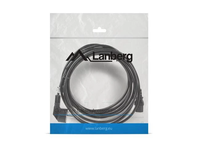 LANBERG CA-C13C-11CC-0050-BK maitinimo kompiuterio kabelis VDE CEE 7/7-> C13 5m