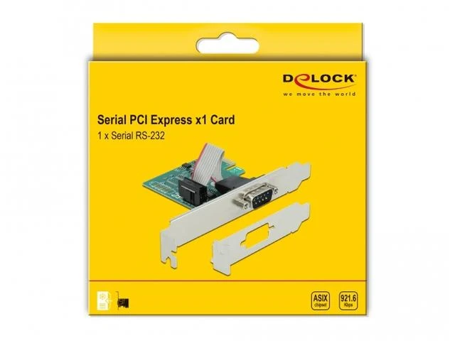 KARTA PCI EXPRESS X1->1X SERIAL RS-232 DELOCK