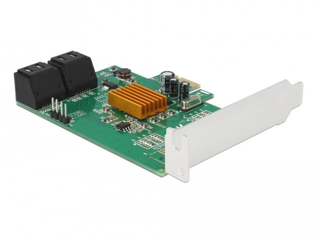 „Delock PCIe 2.0 x1“ valdiklis – 4x SATA III (90382)