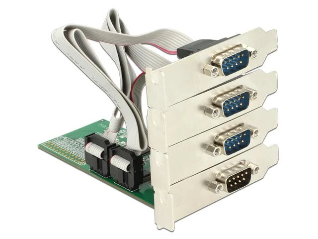 Delock PCI Express x1 Karte zu 4 x Seriell RS-232