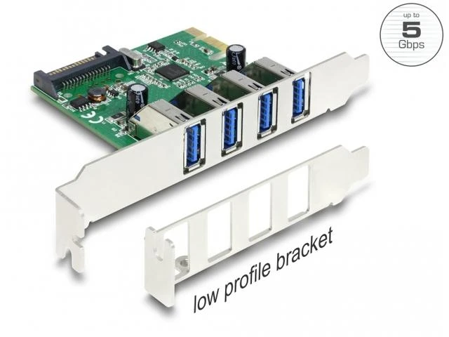 „Delock PCI Express“ kortelė > 4 x USB 3.0