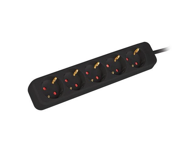 LANBERG Power strip 5x Shuko 1.5m juodas