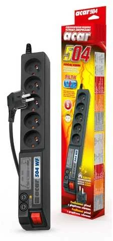 Acar 504WF EMI/RFI surge protector strip 3m