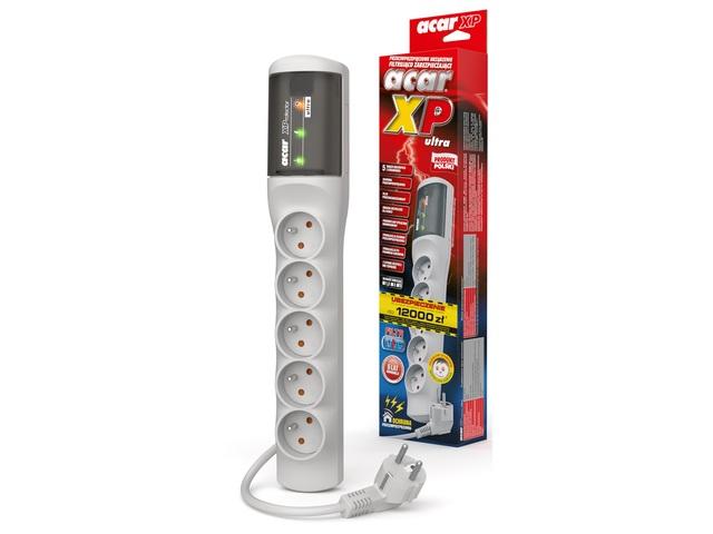 Hsk Data (Acar) HSKDATA W0229 Acar XProtector standard listwa zasilająco-filtrująca, pilka 5m