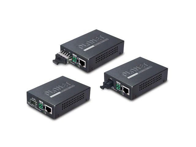 Šakotuvas PLANET GT-802 tinklo medijos keitiklis 1000 Mbit/ai 850 nm Juoda