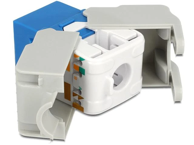 Delock Keystone RJ45 lizdas > LSA Cat.6 UTP be įrankių