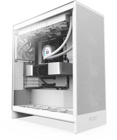 NZXT korpusas H7 Flow 2024 langas Baltas