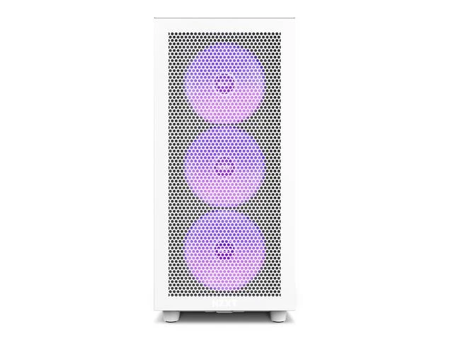 NZXT PC dėklas H7 Flow RGB midi bokštas baltas