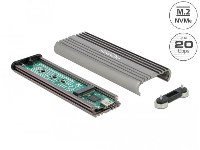 Kieszeń Delock M.2 NVMe PCIe SSD - 20 Gbps USB 3.2 Gen 2x2 (42001)