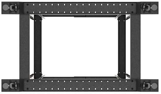 LANBERG Open Rack 42U 600X1000 Juodas
