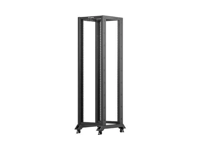 Atviras stovas Lanberg 42U 600X800, juodas