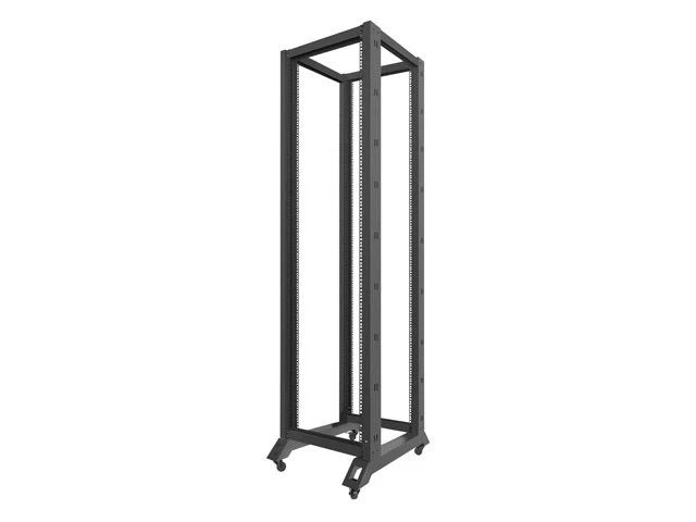 Atviras stovas Lanberg 42U 600X800, juodas