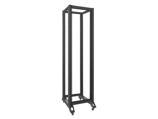 Atviras stovas Lanberg 42U 600X800, juodas