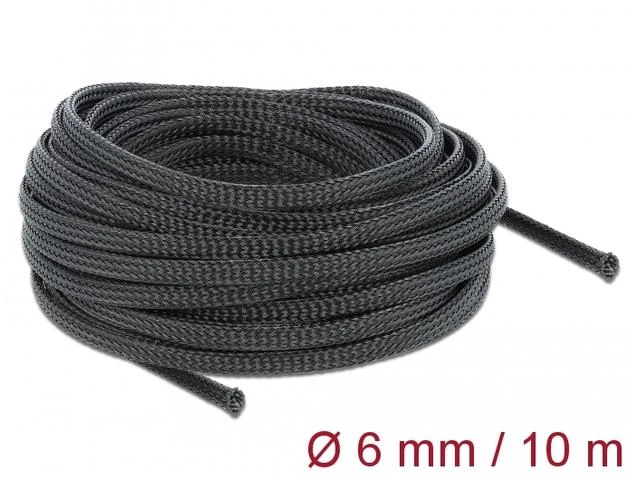 Delock Oplot na kable 18848 ochrona kabla juoda