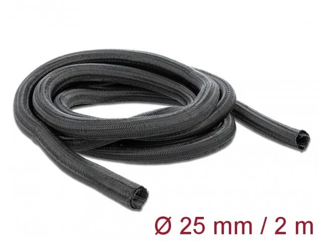 DELOCK kabelio jungtis 2M 25MM prailginamas juodas